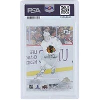 Kevin Korchinski Chicago Blackhawks 2023 Upper Deck Young Guns Clear Cut #486 PSA Authenticated 10 Rookie Card