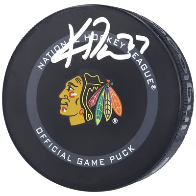 Kirby Dach Chicago Blackhawks Fanatics Authentic Autographed 2021 Season Official Game Puck
