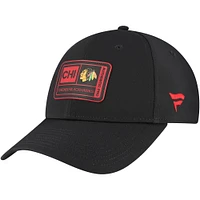 Men's Fanatics  Black Chicago Blackhawks Training Camp Fitted Hat