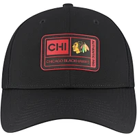 Men's Fanatics  Black Chicago Blackhawks Training Camp Fitted Hat