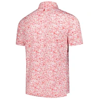Polo Slapshot pour hommes Johnnie-O rouge/blanc des Blackhawks de Chicago