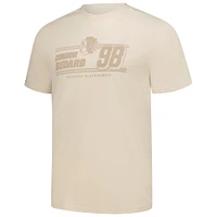 Men's Levelwear Connor Bedard Khaki Chicago Blackhawks Richmond Mileage Name & Number T-Shirt