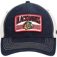 Casquette réglable Shaw MVP '47 noire des Blackhawks de Chicago pour hommes