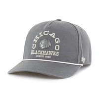 Casquette ajustable Canyon Ranchero Hitch 47 anthracite pour homme des Blackhawks de Chicago