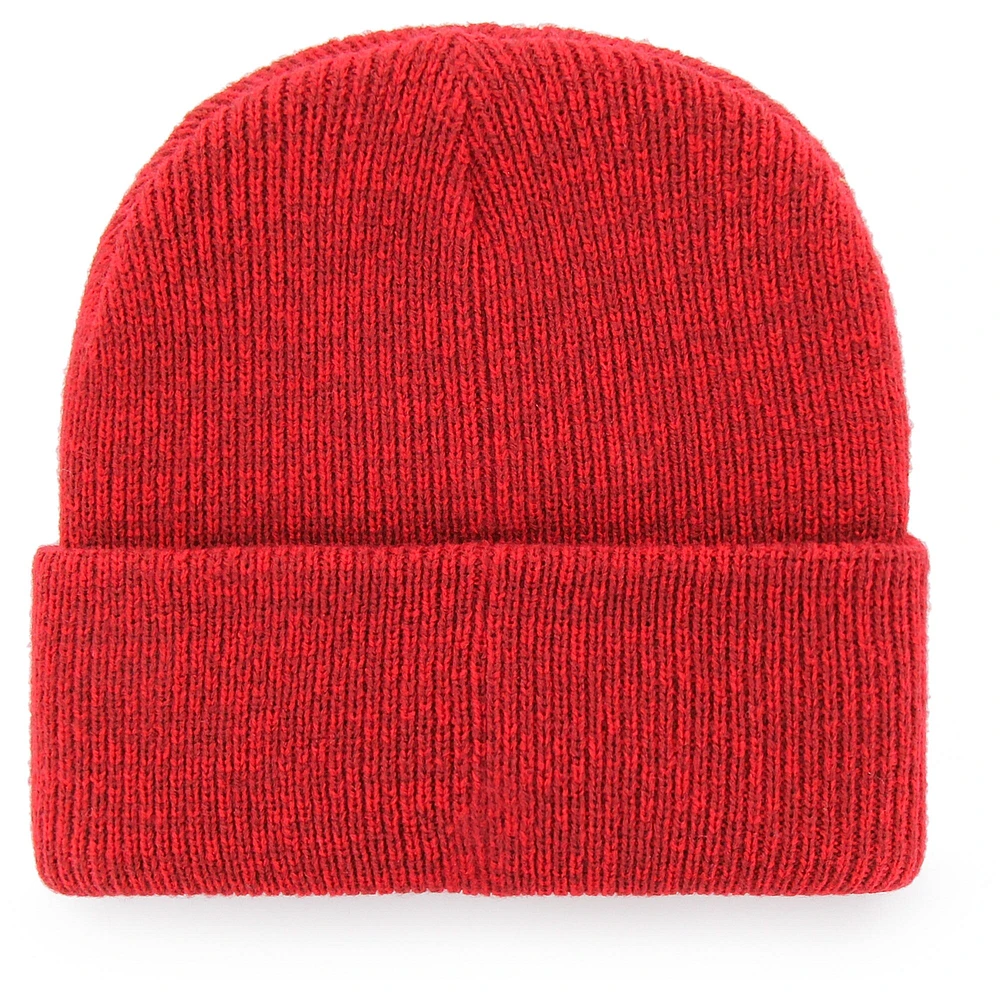 Bonnet en tricot à revers Brain Freeze '47 rouge des Blackhawks de Chicago pour hommes