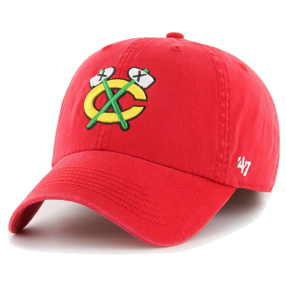 Casquette ajustée '47 Chicago Blackhawks Classic Franchise pour hommes rouge