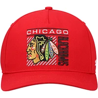 Casquette Snapback Reflex Hitch Chicago Blackhawks '47 rouge pour homme