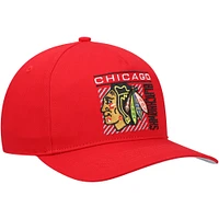 Casquette Snapback Reflex Hitch Chicago Blackhawks '47 rouge pour homme