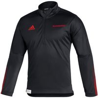 Men's adidas Black Chicago Blackhawks Primeblue Quarter-Zip Jacket