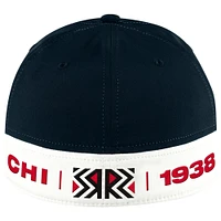 Casquette ajustée adidas Blackhawks de Chicago Reverse Retro 2.0 Flex pour hommes