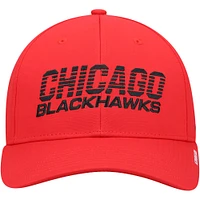 Casquette AEROREADY Flex pour hommes, rouge, Chicago Blackhawks 2021 Locker Room