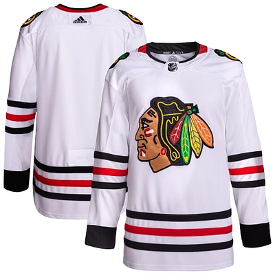 Maillot adidas Chicago Blackhawks extérieur authentique Primegreen pour homme blanc