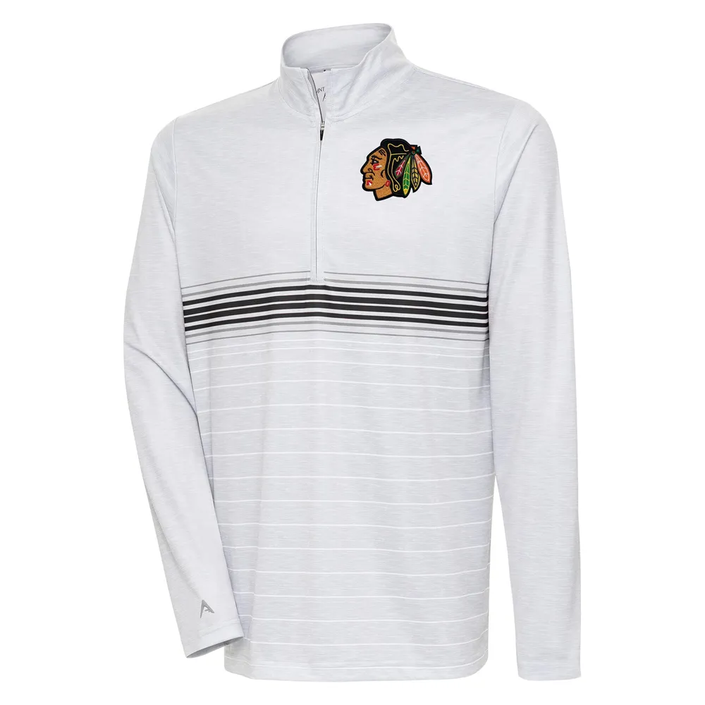 Lids Chicago Bears Antigua Tonal Logo Pace Quarter-Zip Pullover