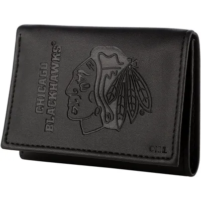 Chicago Blackhawks Hybrid Tri-Fold Wallet - Black