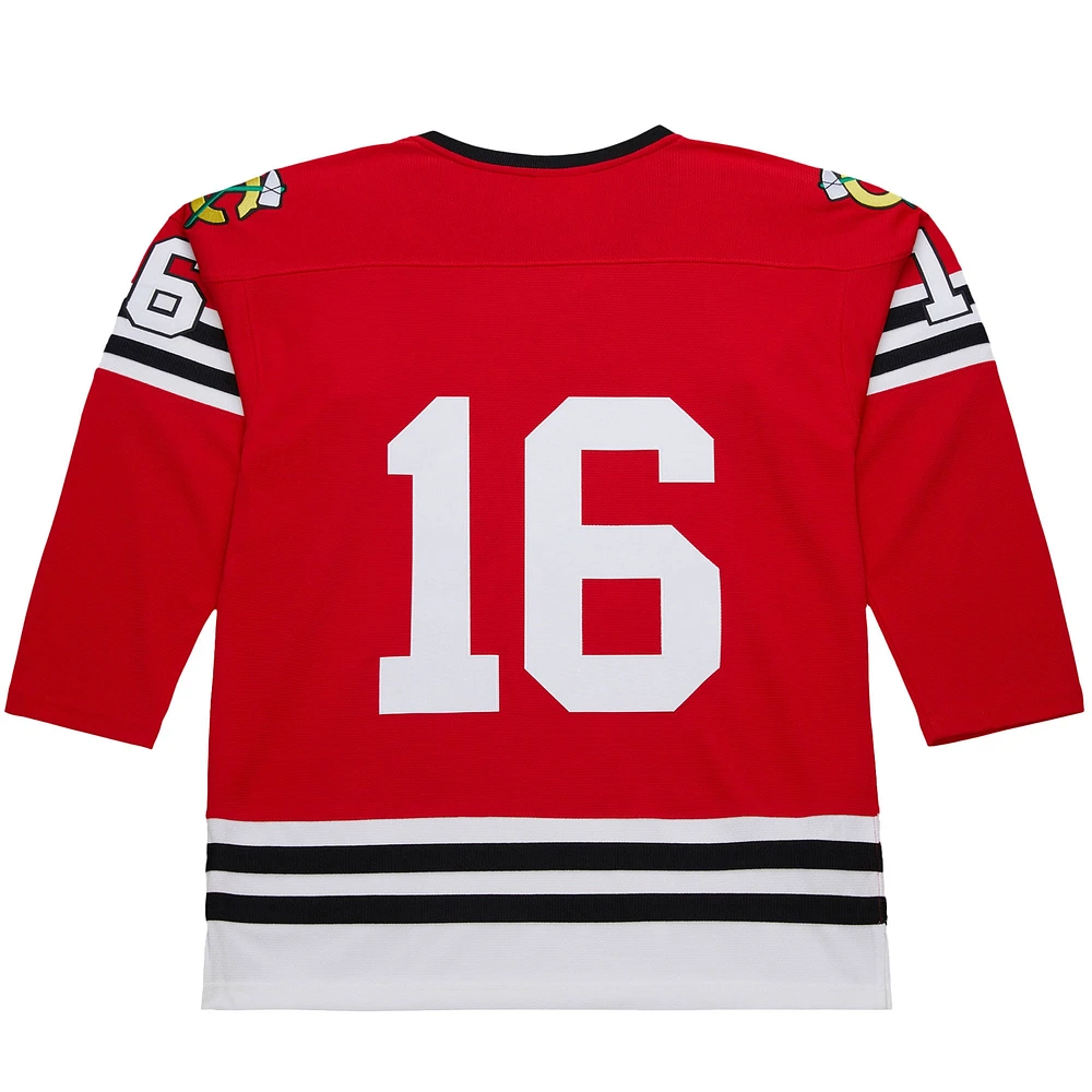 Men's Bobby Hull Scarlet Chicago Blackhawks 1960-61 Power Play Jersey