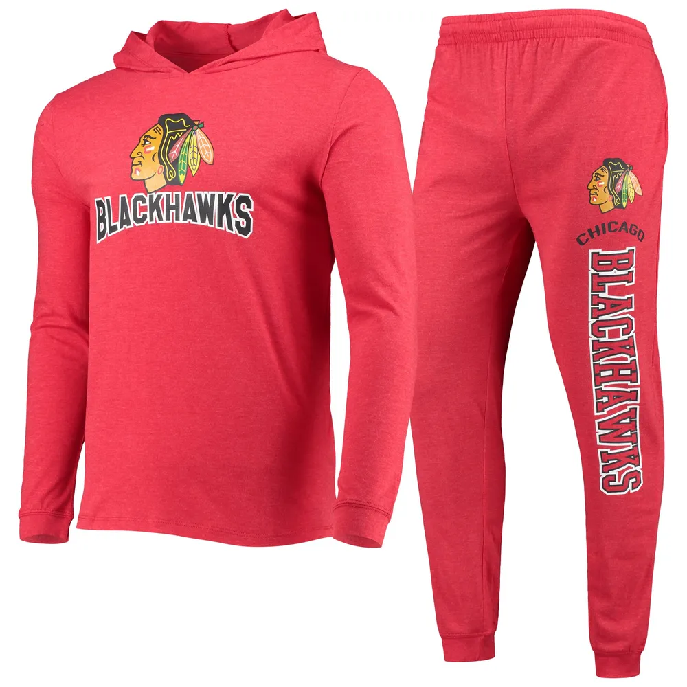 Chicago Blackhawks Concepts Sport Meter Jogger Sleepwear Set - Red