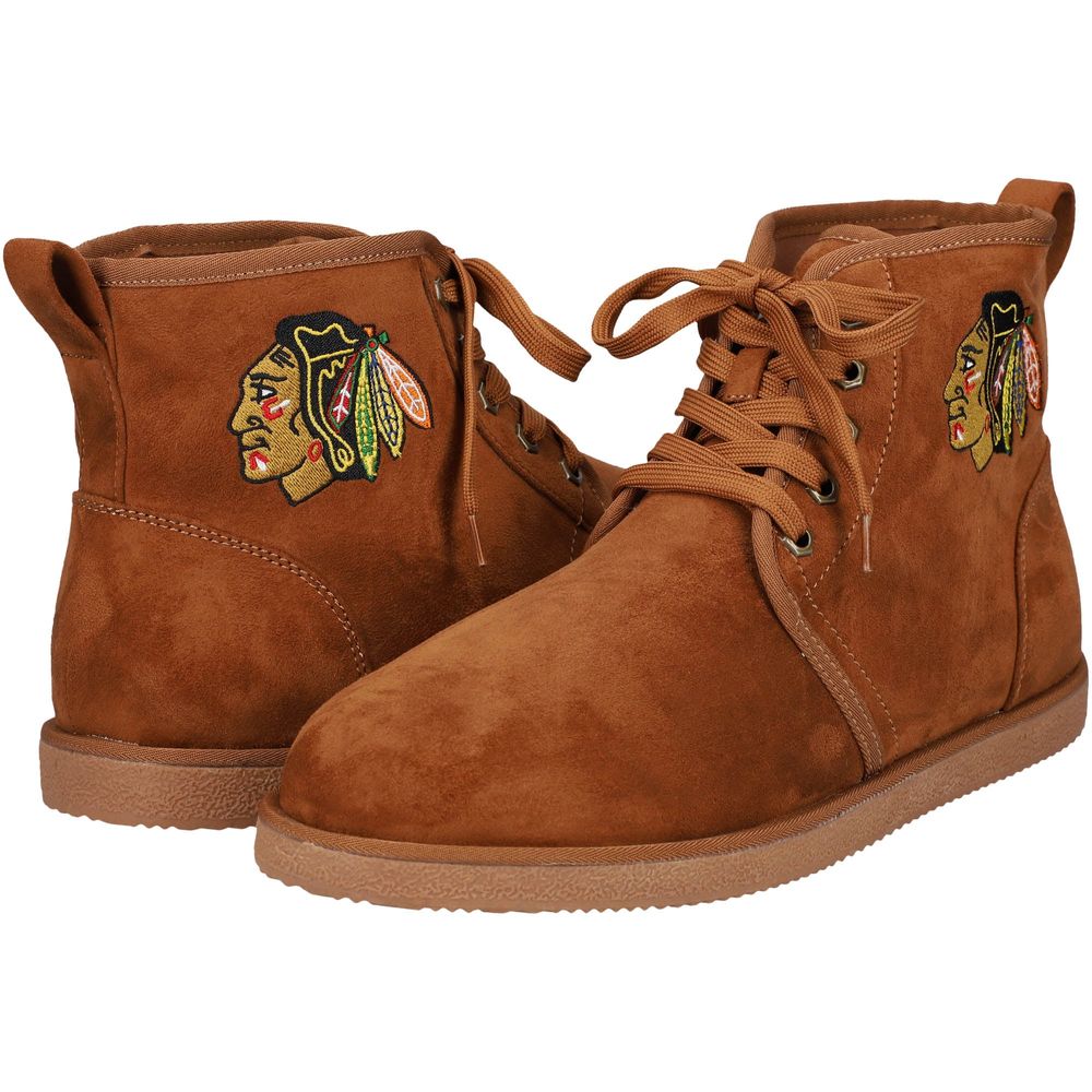 Men's Cuce Chicago Blackhawks Moccasin Boots