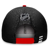 Men's Fanatics  Black/Red Chicago Blackhawks Authentic Pro Rink Two-Tone Snapback Hat