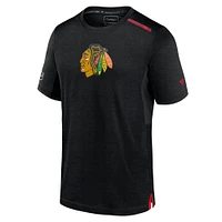 Men's Fanatics  Black Chicago Blackhawks Authentic Pro Performance T-Shirt