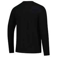 Men's Fanatics Black Chicago Blackhawks Authentic Pro Primary Logo Long Sleeve T-Shirt
