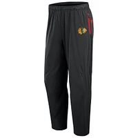 Men's Fanatics Black Chicago Blackhawks Authentic Pro Rink Pants