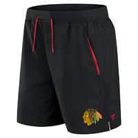 Men's Fanatics  Black Chicago Blackhawks Authentic Pro Rink Performance Shorts