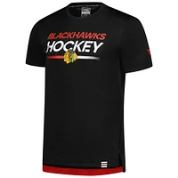 Men's Fanatics  Black Chicago Blackhawks Authentic Pro Tech T-Shirt