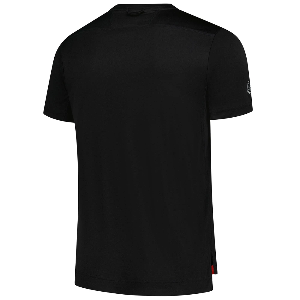 Men's Fanatics  Black Chicago Blackhawks Authentic Pro Tech T-Shirt
