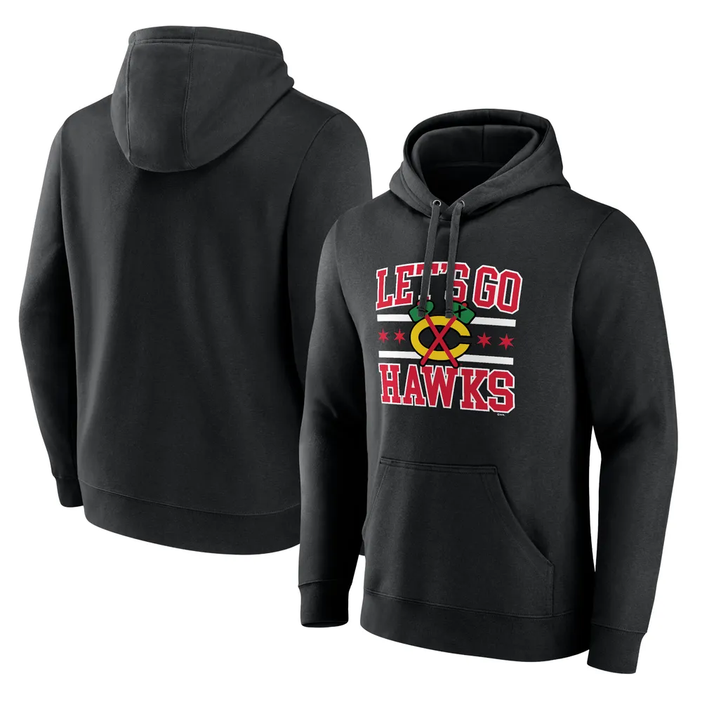 Fanatics Branded Men's Fanatics Branded Black Chicago Blackhawks Represent  - Pullover Hoodie | Coquitlam Centre
