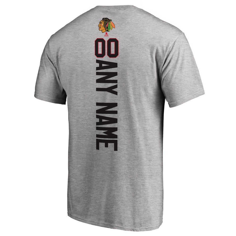 Men's Fanatics Branded Black Chicago Blackhawks Personalized Playmaker Name & Number T-Shirt Size: 4XL