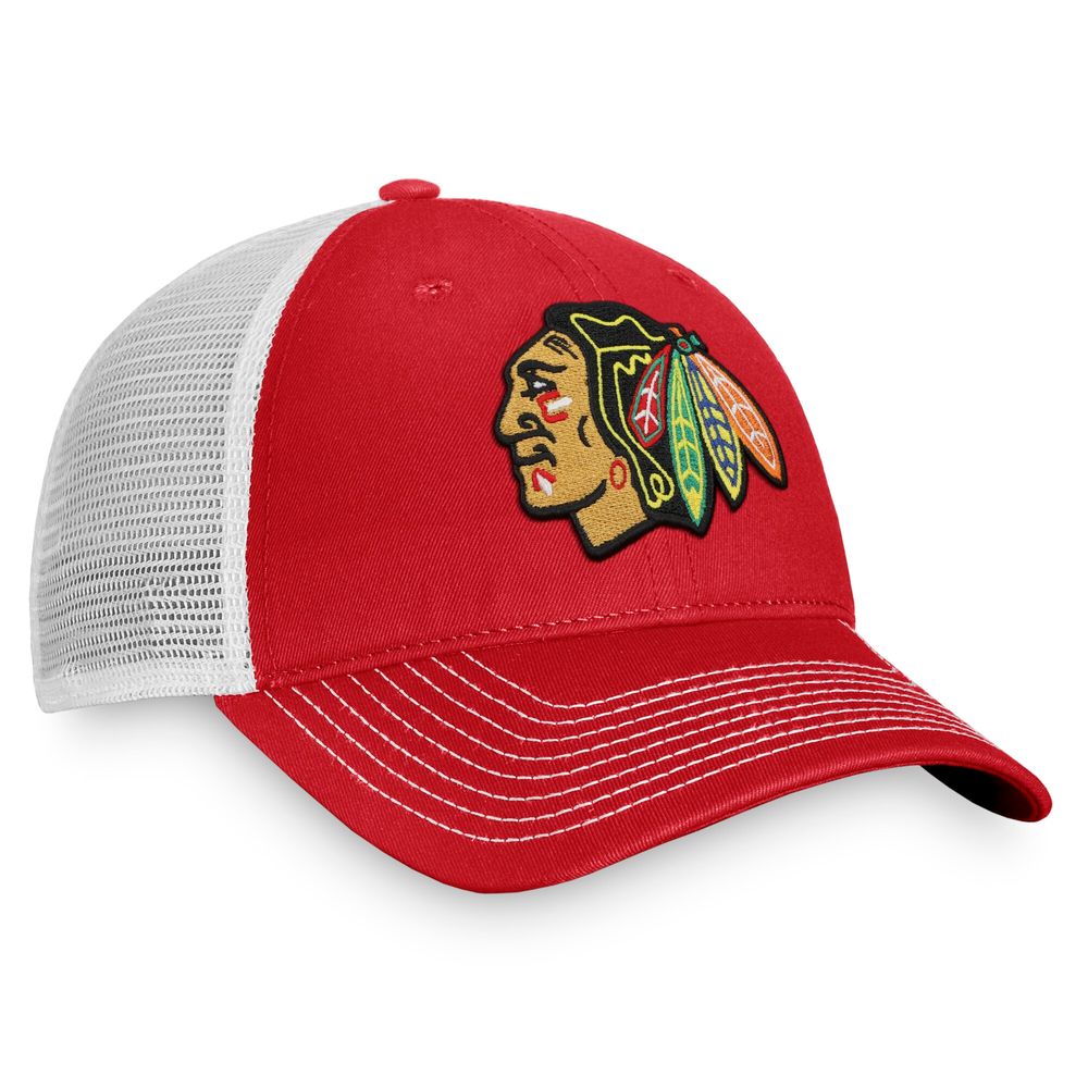 Men's Red Chicago Blackhawks Core Primary Logo Fitted Hat - Red