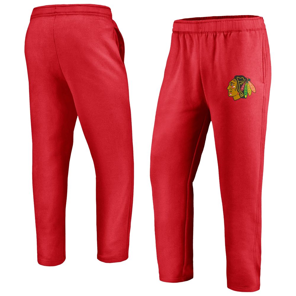 Chicago Blackhawks Women's Red Cotton Pajama Pants Large