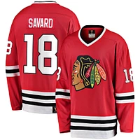 Men's Fanatics Denis Savard Red Chicago Blackhawks Premier Breakaway Retired Player Jersey