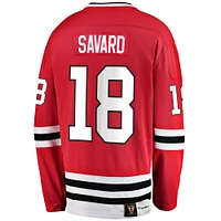 Men's Fanatics Denis Savard Red Chicago Blackhawks Premier Breakaway Retired Player Jersey