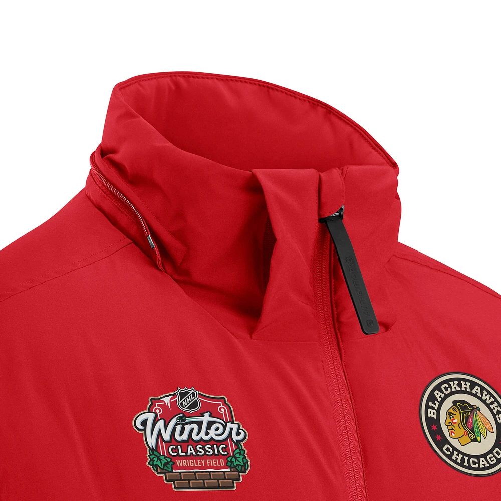 Men's Fanatics  Red Chicago Blackhawks 2025 NHL Winter Classic Full-Zip Insulated Jacket