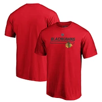 Men's Fanatics  Red Chicago Blackhawks Authentic Pro Prime T-Shirt