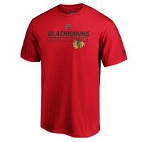 Men's Fanatics  Red Chicago Blackhawks Authentic Pro Prime T-Shirt