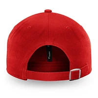 Casquette ajustable Core Fundamental rouge Fanatics pour homme des Blackhawks de Chicago