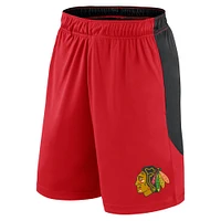 Short rouge Fanatics pour hommes des Blackhawks de Chicago Go Hard