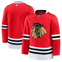 Maillot domicile Premium rouge Fanatics pour homme des Chicago Blackhawks