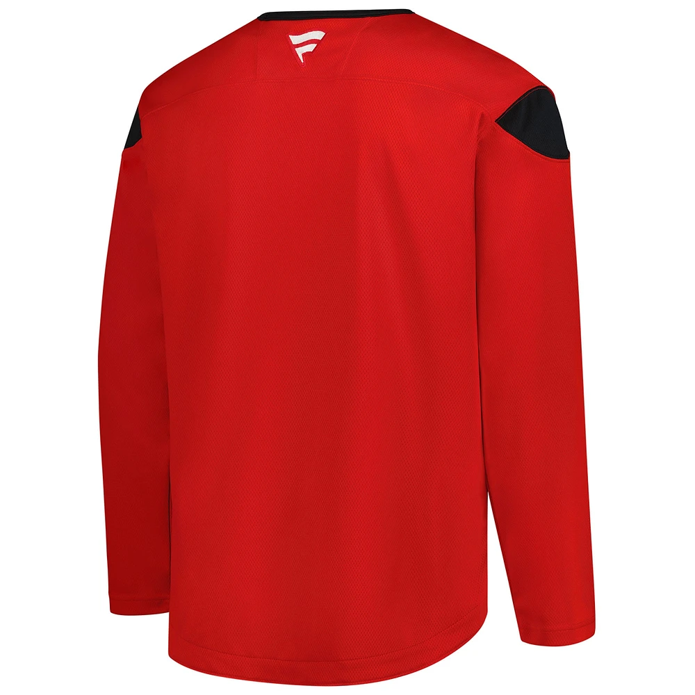 Men's Fanatics Red Chicago Blackhawks Team Practice Jersey