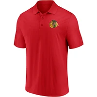 Men's Fanatics Red Chicago Blackhawks Winning Streak Polo