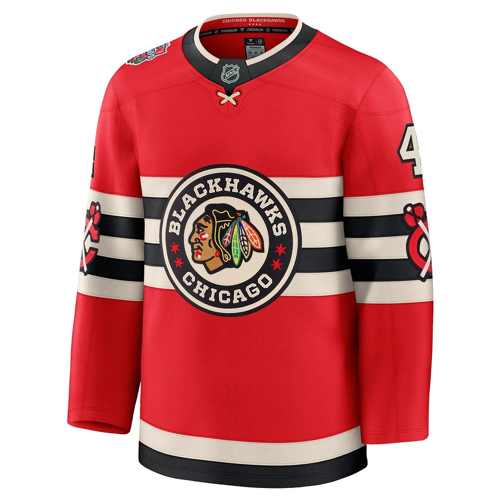 Maillot de joueur qualité supérieure pour homme Fanatics Seth Jones Red Chicago Blackhawks 2025 NHL Winter Classic