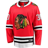 Men's Fanatics Spencer Knight Red Chicago Blackhawks Home Breakaway Jersey