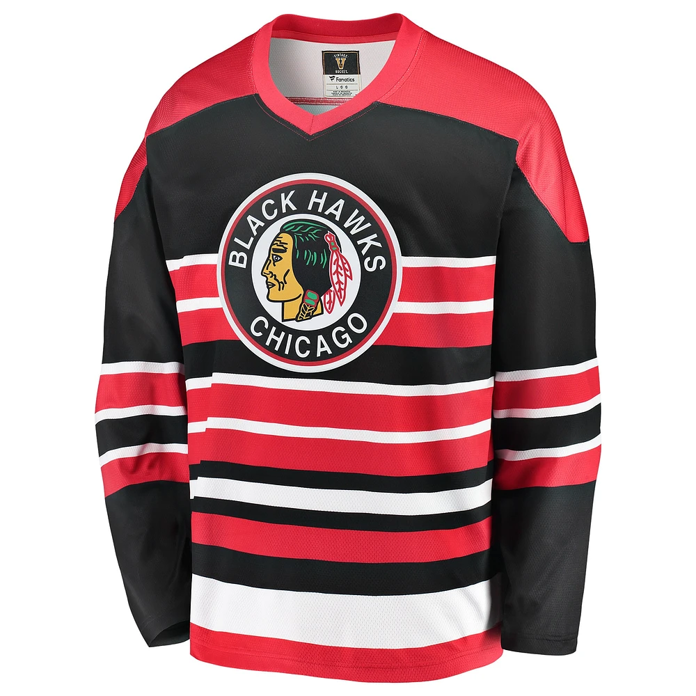 Fanatics pour hommes Tony Esposito rouge Chicago Blackhawks Premier Breakaway joueur retraité - Maillot