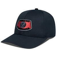 Men's Levelwear Black Chicago Blackhawks  Skylight Zephyr Adjustable Hat