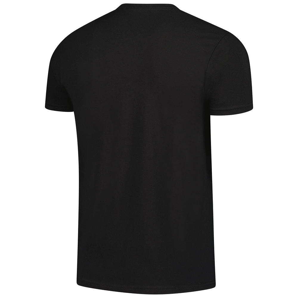 T-shirt noir Mitchell & Ness pour homme avec motif de cuisine locale Chicago Blackhawks