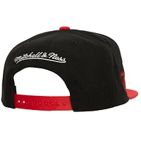 Casquette snapback Soul Triple Up Chicago Blackhawks noire Mitchell & Ness pour homme