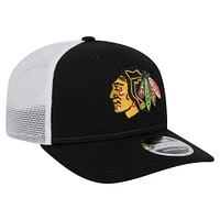 Casquette extensible à boutons-pression Chicago Blackhawks Core Trucker 9SEVENTY de New Era pour homme