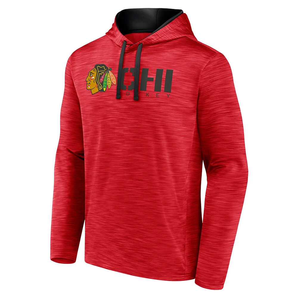 Sweat à capuche rouge pour homme des Blackhawks de Chicago Head Start